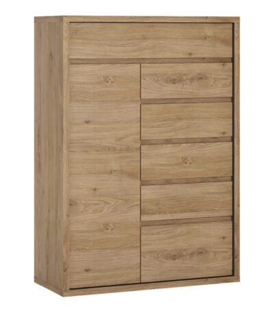 Shetland 1 Door 6 Drawer Cupboard