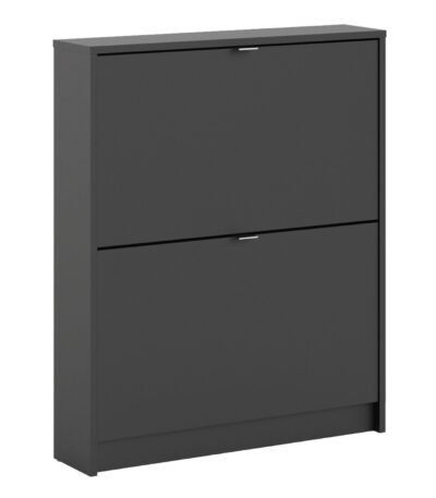 Shoes Shoe Cabinet 2 Flip Down Doors and 1 layer