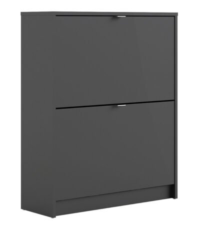 Shoes Shoe Cabinet 2 Flip Down Doors and 2 layers