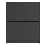 Shoes Shoe Cabinet 2 Flip Down Doors and 2 layers