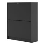 Shoes Shoe Cabinet 2 Flip Down Doors and 2 layers