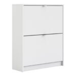 Shoes Shoe Cabinet 2 Flip Down Doors and 2 layers