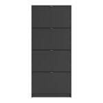 Shoes Shoe Cabinet 4 Flip Down Doors and 2 layers