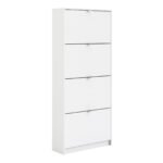 Shoes Shoe Cabinet 4 Flip Down Doors and 2 layers