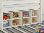 Shorty Midsleeper Cube Storage Set White