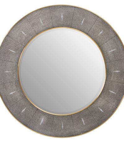 Skye Grey Shagreen Effect Wall Mirror