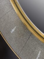 Skye Grey Shagreen Effect Wall Mirror