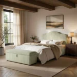 Skylynn Cloud Ottoman Single Bed Green