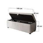 Skylynn Ottoman Blanket Box - Image 4