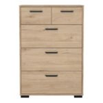Sofia Chest 3 + 2 drawers Jackson Hickory