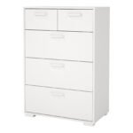 Sofia Chest 3 + 2 drawers White