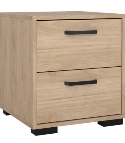 Sofia Nightstand 2 drawers Jackson Hickory