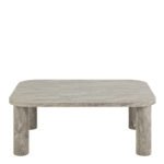 Solano Rectangular Coffee Table in grey 100 x 75 cm