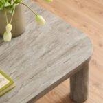 Solano Rectangular Coffee Table in grey 100 x 75 cm