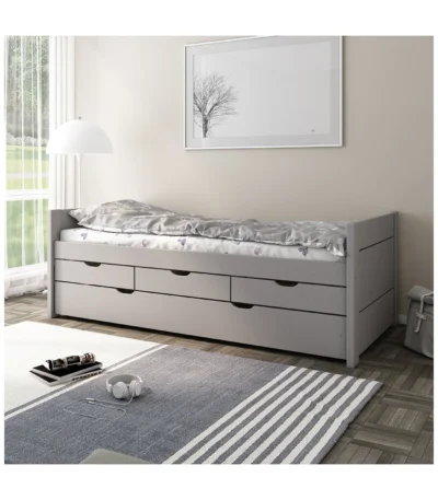 Solid Wood Tomas Captain Bed