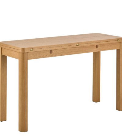 Southampton Extendable Rectangular Dining Table in Matt Oak 90x120cm