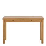 Southampton Extendable Rectangular Dining Table in Matt Oak 90x120cm