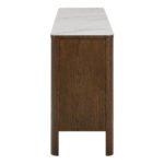 Southampton Sideboard With 2 Doors 2 Drawers and 2 Shelves in Cream Ceramic
