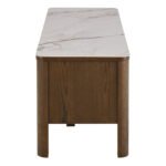 Southampton TV Unit 2 Doors 1 Shelf in Ceramic Cream