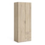 Space Wardrobe 2 Doors 3 Drawers