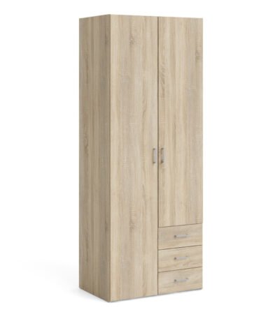 Space Wardrobe 2 Doors 3 Drawers