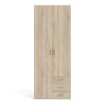 Space Wardrobe 2 Doors 3 Drawers