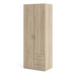 Space Wardrobe 2 Doors 3 Drawers