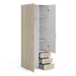 Space Wardrobe 2 Doors 3 Drawers