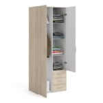 Space Wardrobe 2 Doors 3 Drawers