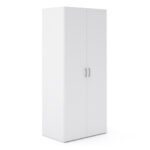 Space Wardrobe 2 Doors White 1750