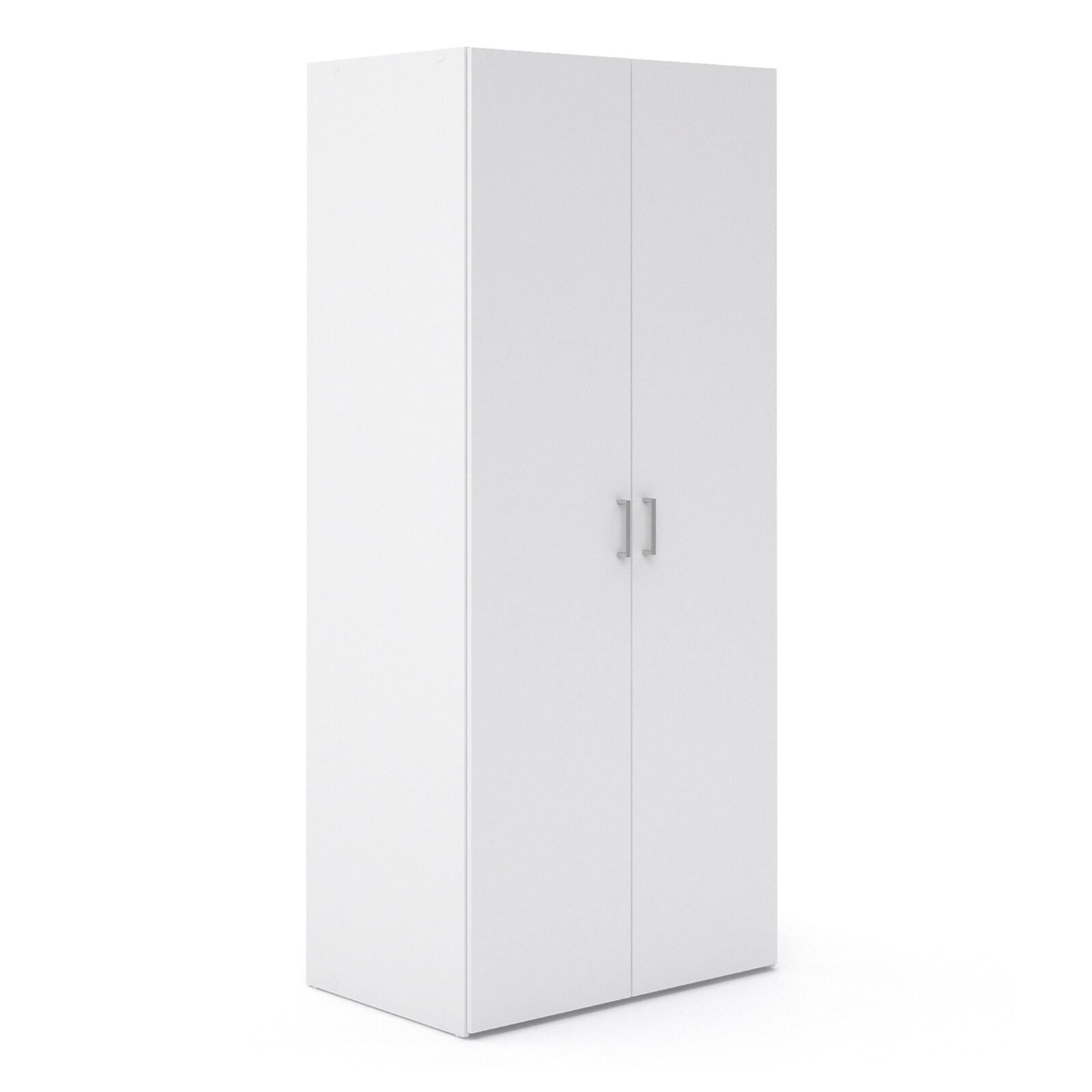 Space Wardrobe 2 Doors White 1750 Space Wardrobe 2 Doors White 1750