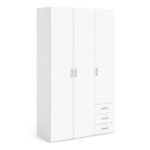 Space Wardrobe 3 Doors 3 Drawers