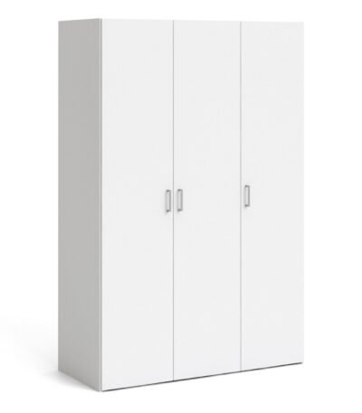 Space Wardrobe 3 Doors White 1750