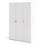 Space Wardrobe 3 Doors White 1750