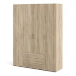 Space Wardrobe 4 Doors 3 Drawers