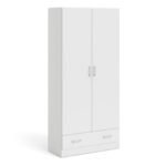 Space Wardrobe with 2 Doors + 1 Drawer