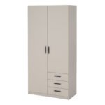 Sprint Wardrobe with 2 Doors + 3 Drawers