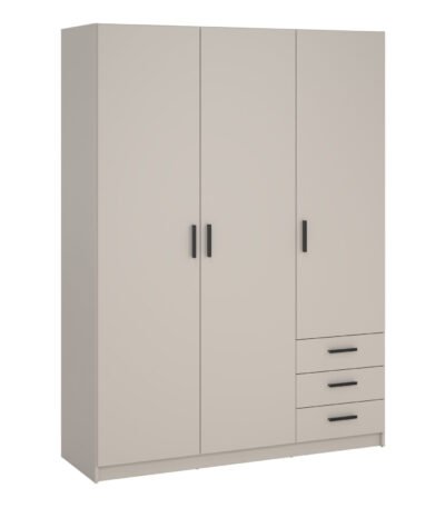 Sprint Wardrobe with 3 Doors + 3 Drawers