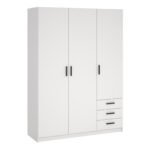 Sprint Wardrobe with 3 Doors + 3 Drawers