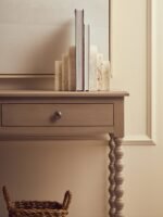Staffa Set of 2 Slim Arched Travertine Bookends