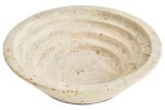 Staffa Travertine Round Tapered Bowl