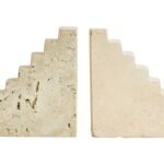 Staffa Travertine Set of 2 Stair Design Bookends