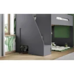Stepaside Staircase High Sleeper Bed Grey