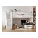 Stepaside Staircase High Sleeper Bed with Futon