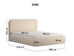 Stille Upholstered Ottoman Bed with LED Lighting - Image 10