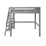 Studio Solid Wood Loft Bed Double High Sleeper
