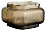 Sula Brown Textured Glass Small Vase