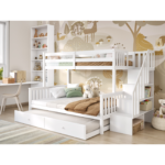 Tag Triple Staircase Bunk Bed With Trundle