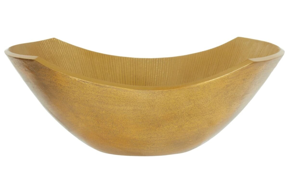 Tanera Large Gold Finish Bowl