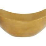 Tanera Large Gold Finish Bowl